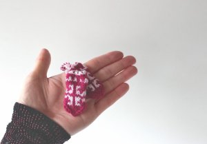 画像5: ミニミニ手編みミトンのブローチ　A
