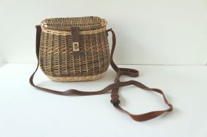 画像1: ポシェット型のバスケット　小　R15