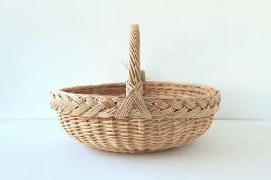 画像3: 円形の浅いバスケット　E16