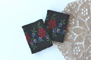 画像1: ギタさんのマウチ（ビーズ編み込みリストウォーマー）　5E